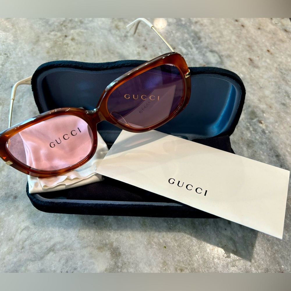 NEW Gucci 59mm Square Sunglassea